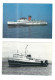 2  POSTCARDS  CALEDONIAN MACBRAYNE  FERRIES PUBLISHED BY H J CARDS - Veerboten