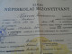D202257   Elementary School Certificate, Budapest 1941  Hungary - Diploma & School Reports