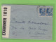 LETTRE DE CHERCHELL POUR GENEVE,OUVERTE PAR LA CENSURE US. - Covers & Documents