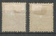 PERSIA 1899 Mint MH Stamps  Mi.# 113,114 - Irán