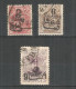 PERSIA 1904 Used Stamps  Mi# 215-217 - Irán