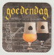 Bierviltje-bierdeckel-beermat Brouwerij Toye Goedendag Bier Marke Kortrijk (B) - Sous-bocks