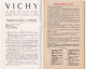 DEPLIANTS TOURISTIQUES. VICHY (03). GUIDE 31 PAGES. SAISON 1960. INFORMATIONS.. SERVICES. ACTIVITES..FETES. SPORTS.. - Tourism Brochures