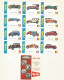 BELGIUM 48 +1 Matchbox Labels - Cars VEGE - Luciferdozen - Etiketten