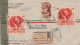 Mexico 1945 Censored Registered Cover Mailed - Mexique