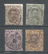 Italy 1889 Year, Used Stamps , Michel # 50-53 - Afgestempeld