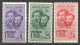 Italy 1944 Mint MNH(**) Stamps Michel # 663-65 - Ungebraucht