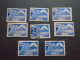 D202271   Romania - 1950's  -  Lot Of 9 Used Stamps  CEC    1561 - Usado