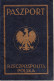 Poland / Polska 1937-9 Much Travelled Document, Europe, Some Revenue Stamps. Signed Passport History Document - Historische Documenten