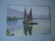 ITALY  POSTCARDS PAINTINGS BOATS 1934   FOR MORE PURCHASES 10% DISCOUNT - Autres & Non Classés
