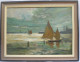 ARTAN - Schilderij O/D Peinture HsT Painting Gesigneerd Signé  ARTAN  Havenzicht Marine Landschap Boten Bateaux Port - History