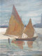 ARTAN - Schilderij O/D Peinture HsT Painting Gesigneerd Signé  ARTAN  Havenzicht Marine Landschap Boten Bateaux Port - Geschichte