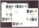 5 FDC GRAND FORMAT No S78-S79 - TOUTES LES COMBINAISONS   - COTE: 100.- ( !! ATTENTION AUX FRAIS DE PORT HORS SUISSE!! ) - Automatenmarken