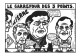 LARDIE Jihel Tirage 100 Ex. Caricature Politique Christian NUCCI Yves CHARLIER Jacques DELEBOIS Franc-maçonnerie CPM - Satiriques