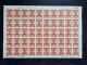 （50-1） TIMBRE CHINA / CHINE / CINA Une Feuillet De 50 Pieces Original **1950 - Unused Stamps