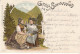 Gruss Aus Dem Schwarzwald Litho Gl1899 #D0471 - Non Classés