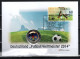Germany 2014 Football Soccer World Cup, Commemorative Numismatic Cover With 25 Centavos Coin From Brazil - 2014 – Brasilien