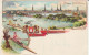 Hamburg Alsterpanorama Ruderer Gl1898 #220.275 - Sonstige & Ohne Zuordnung