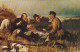 V.G.PEROV The Hunters Ngl #G4834 - Malerei & Gemälde