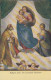 RAFFAELO SANTI Die Sixtinische Madonna Ngl #D3678 - Peintures & Tableaux
