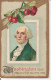 George Washington Portrait Mit Kirschen Dekoriert Gl192? #221.607 - Hommes Politiques & Militaires
