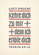 Gott Spricht - Kehre Dich Zu Mir - Jesaja 44/22 Gl1967 #D6934 - Other & Unclassified