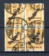 Deutsches Reich 4er Block D 85 Gestempelt Gepr. Bechtold + Infla #HF189 - Dienstzegels