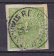 Württemberg 1869 Mi. 36a, 1 Kr. Ziffer Im Oval Deluxe (Sideways) REUTLINGEN Cancel (2 Scans) - Usados