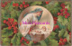 Greetings Postcard - A Holy Happy Christmas   DZ201 - Altri & Non Classificati