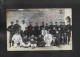 MILITARIA CARTE PHOTO MILITAIRE GROUPE DE SOLDATS & CLAIRON ECRITE DE PORT LOUIS MORBIHAN BRETAGNE 1909 X PARIS : - Personajes