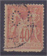 Sage N°94 40c Orange Perforé CL - Used Stamps
