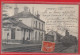 Carte Postale 61. Alménèches La Gare  Train Vapeur    Très Beau Plan - Autres & Non Classés