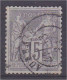 Cachet Aubenas Ardèche Sur Type Sage N° 77 15c Gris (timbre En L'état Vendu Pour Son Oblitération) - Sonstige & Ohne Zuordnung