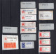 Dubai Sri Lanka Hong Kong Poland Portugal Greece Cyprus Hungary France Small Lot Registered Labels R Labels - Collections (sans Albums)