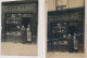 CARTE PHOTO A LOCALISER : Paris(?) 1 Photo Et 1 Cpa, Ressemelage V. Loy - Tres Bon Etat - Distretto: 20