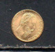 MEXICO MESSICO 1865 MAXIMILIAN EMPERADOR IMPERO MEXICANO "MESSICANINO D'ORO" 1p - Mexiko