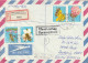 Germany DDR Cover Einschreiben Registered -  1990 - Bees Bee Postal Agency Insignia COA Coat Of Arms - Cartas & Documentos