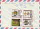 Germany DDR Cover Einschreiben Registered -  1990 - Bees Bee Postal Agency Insignia COA Coat Of Arms - Brieven En Documenten