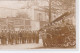 IVRY SUR SEINE : Carte Photo Des Pompiers Et De Leur Camion (affiches Publicitaires En Arriere Plant)- Très Bon état - Ivry Sur Seine