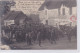 SAUSSEY : Carte Photo Du Départ De La 1ère Battue Au Sanglier En 1910 (auberge ADAM Débitant) - Très Bon état - Sonstige & Ohne Zuordnung