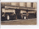 ROUEN : Carte Photo Du Grand Bar Saint Sever CARROYE Au 36, 38, 40 Rue Pavée  - Très Bon état - Rouen