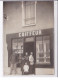 HOUILLES ? SARTROUVILLE ? : Carte Photo Du Salon De Coiffure (coiffeur) - Bon état - Houilles