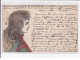 Delcampe - Jean De CALDAIN : Lot De 8 Cartes Postales De 1898 (femmes) Autographe De Raoul THOMEN - Bon état Général - Andere & Zonder Classificatie