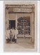 PARIS 17 ème : Carte Photo Du Salon De Coiffure EDOUARD Au 100 Avenue De Clichy - Très Bon état - Arrondissement: 17