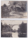 PIERRE PERTHUIS : Lot De 2 Cartes Photo (pont - église) - Très Bon état - Andere & Zonder Classificatie