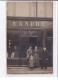 VERNEUIL SUR AVRE : Carte Photo De L'atelier De Tailleur "a L'Elegant" ANDRE - Très Bon état - Verneuil-sur-Avre