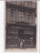 SAINT QUENTIN : Carte Photo Du Magasin "au Soulier D'Or" Meunier - Duchene (5 Rue De La Sellerie)chaussure-très Bon état - Saint Quentin