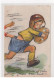 BOURET Germaine : Cpa Avec Collage (systeme - Série 631 - Rugby) (ex-collection Amigon) - Très Bon état - Bouret, Germaine