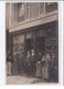 PARIS 10ème : Carte Photo Du Café - Cordonnerie - Marchand De Vins QUINTARD Au 266 Rue Du Faubourg Saint Martin - Distretto: 10