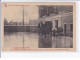 JUVISY Sur ORGE : Inondation 1910 - Rue De La Poste - Voiture Opérant Un Déménagement De La Poste (attelage) TBE - Juvisy-sur-Orge